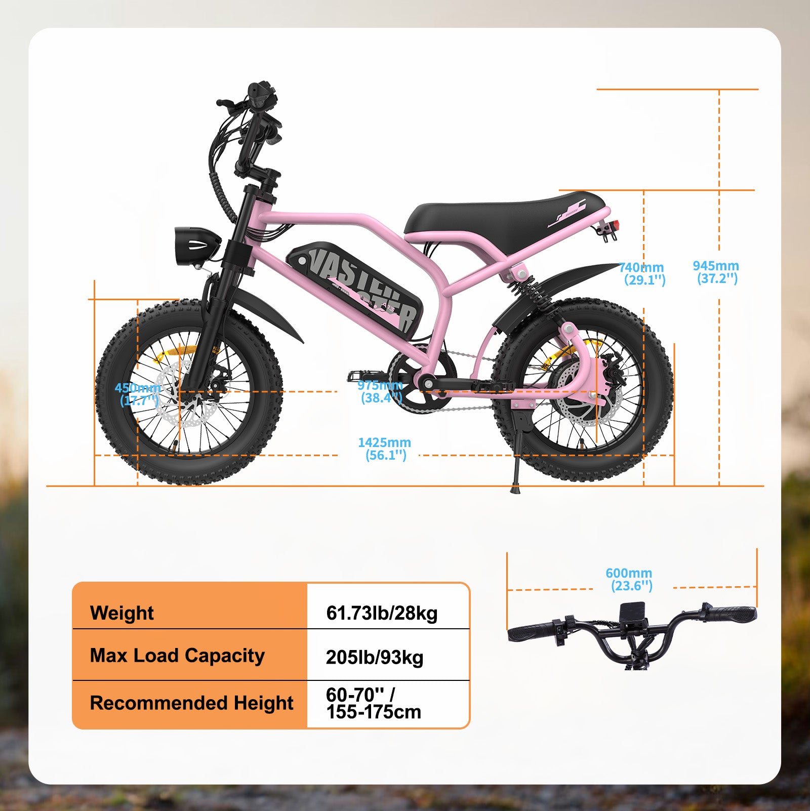 avdleu-a13-v-lo-lectrique-ado-16-pouces-fat-tire-rose image 8