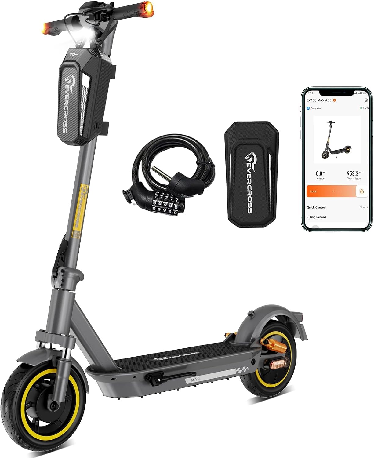 evercross-ev10s-max-trottinette-lectrique-500w-10-pliable image 1