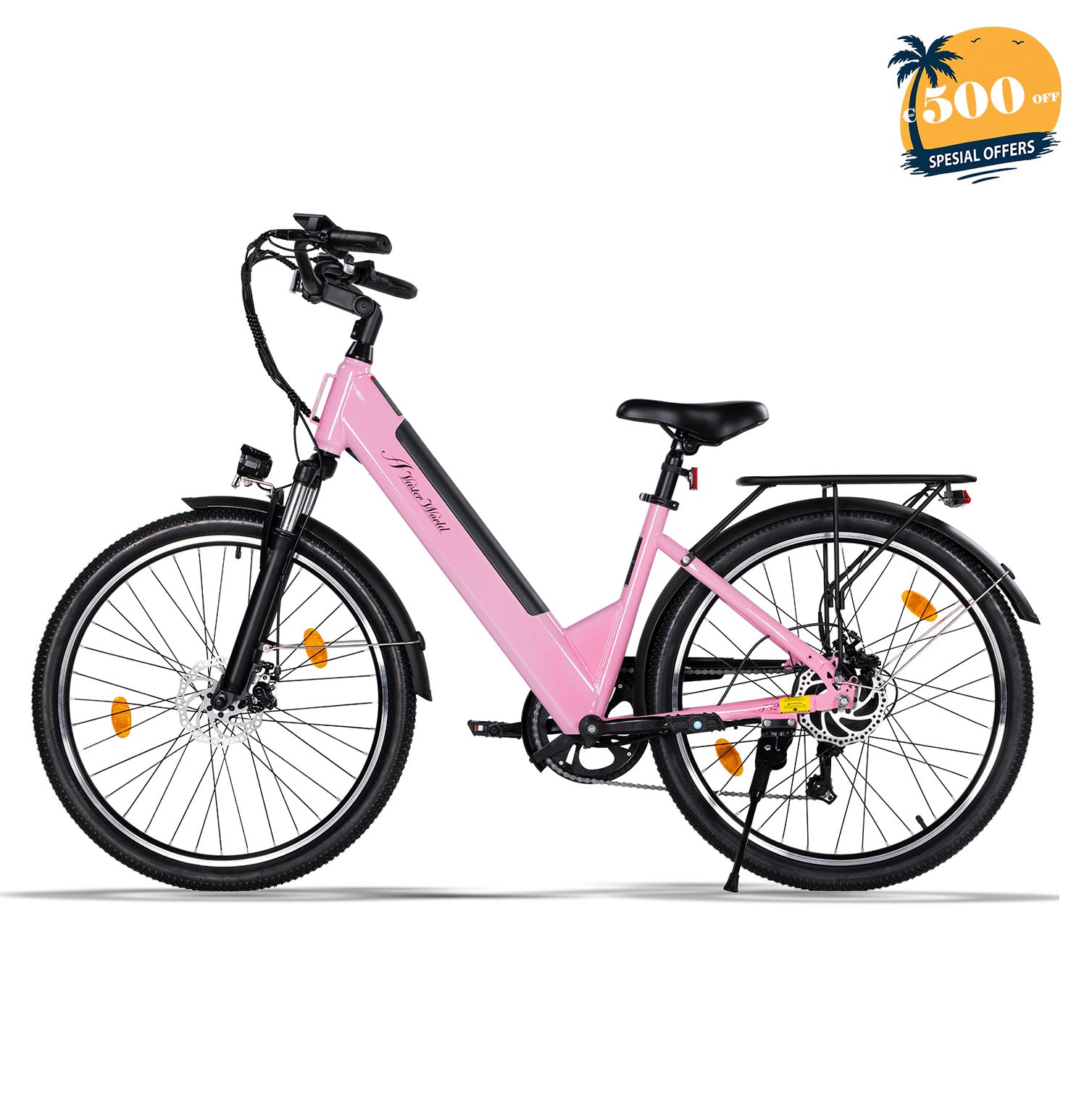 avdleu-a32-v-lo-lectrique-femme-26-pouces-rose-250w image 1