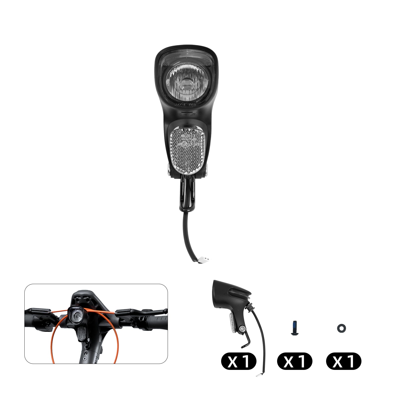 cunfon-rz800-rz1000-phare-avant-led-trottinette-nuit image 1