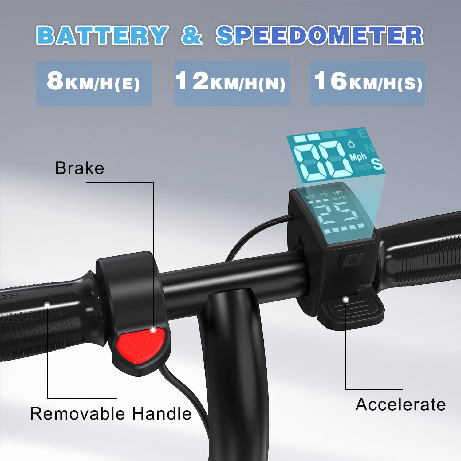evercross-trottinette-lectrique-enfant-led-bluetooth-20-km image 2