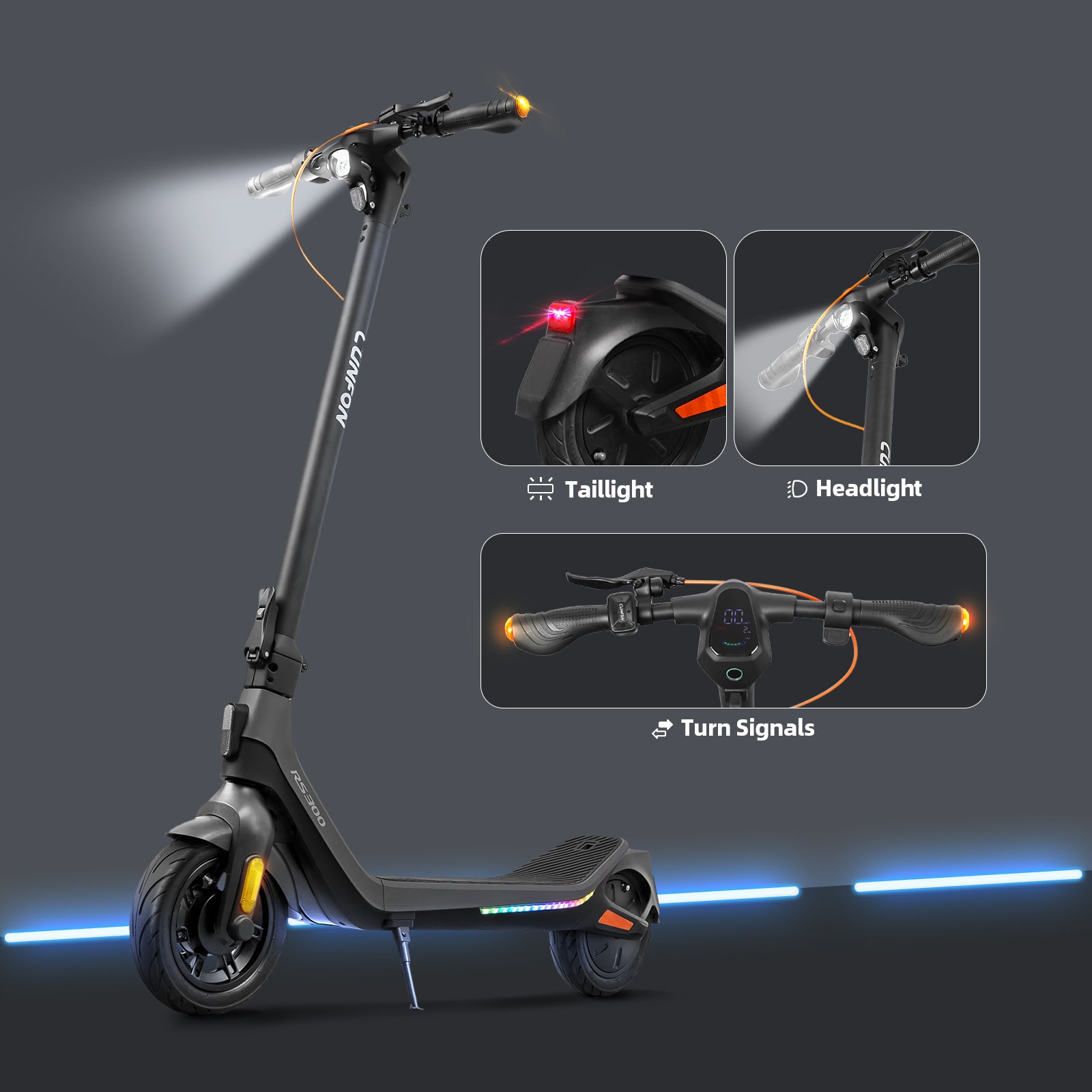 cunfon-rs300-trottinette-lectrique-500w-40-km-pliable image 4