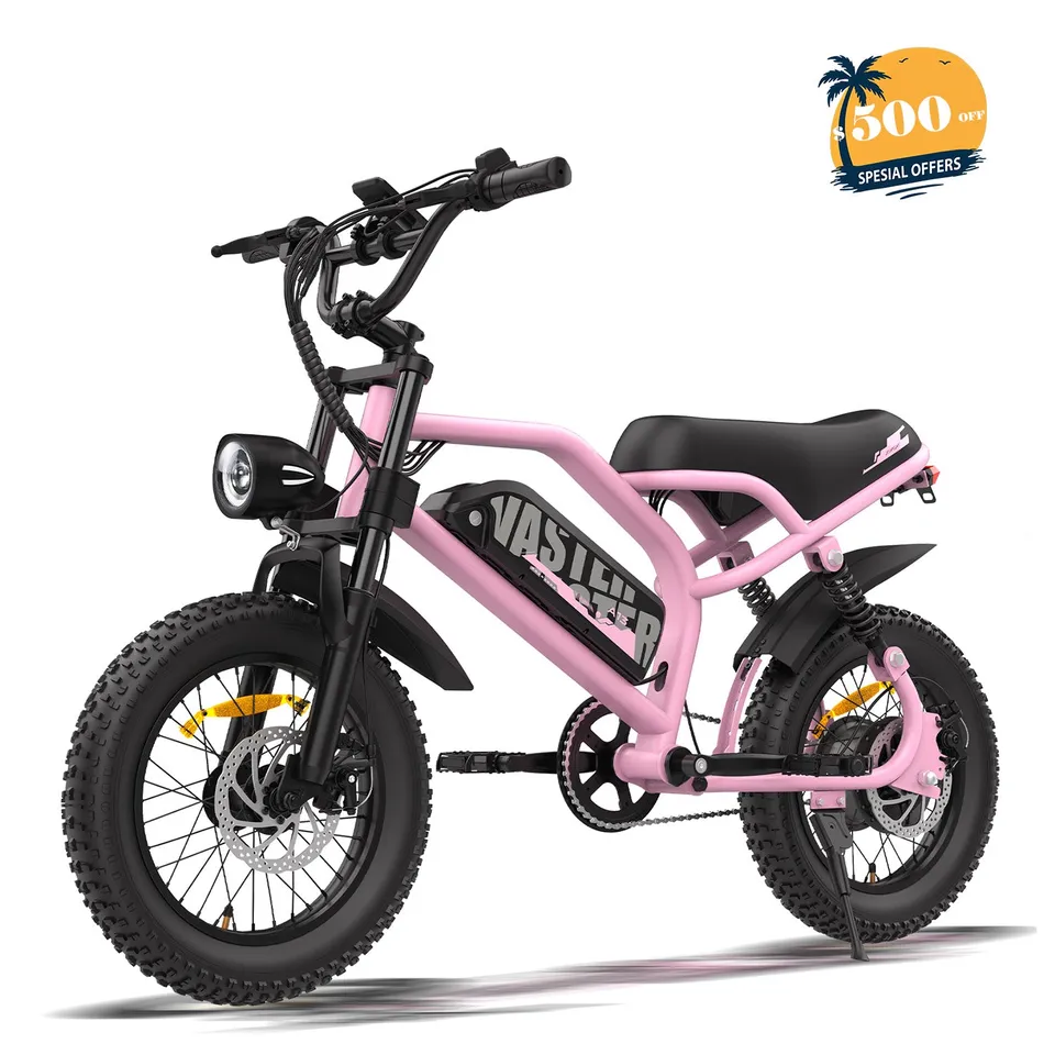 avdleu-a13-v-lo-lectrique-ado-16-pouces-fat-tire-rose image 1