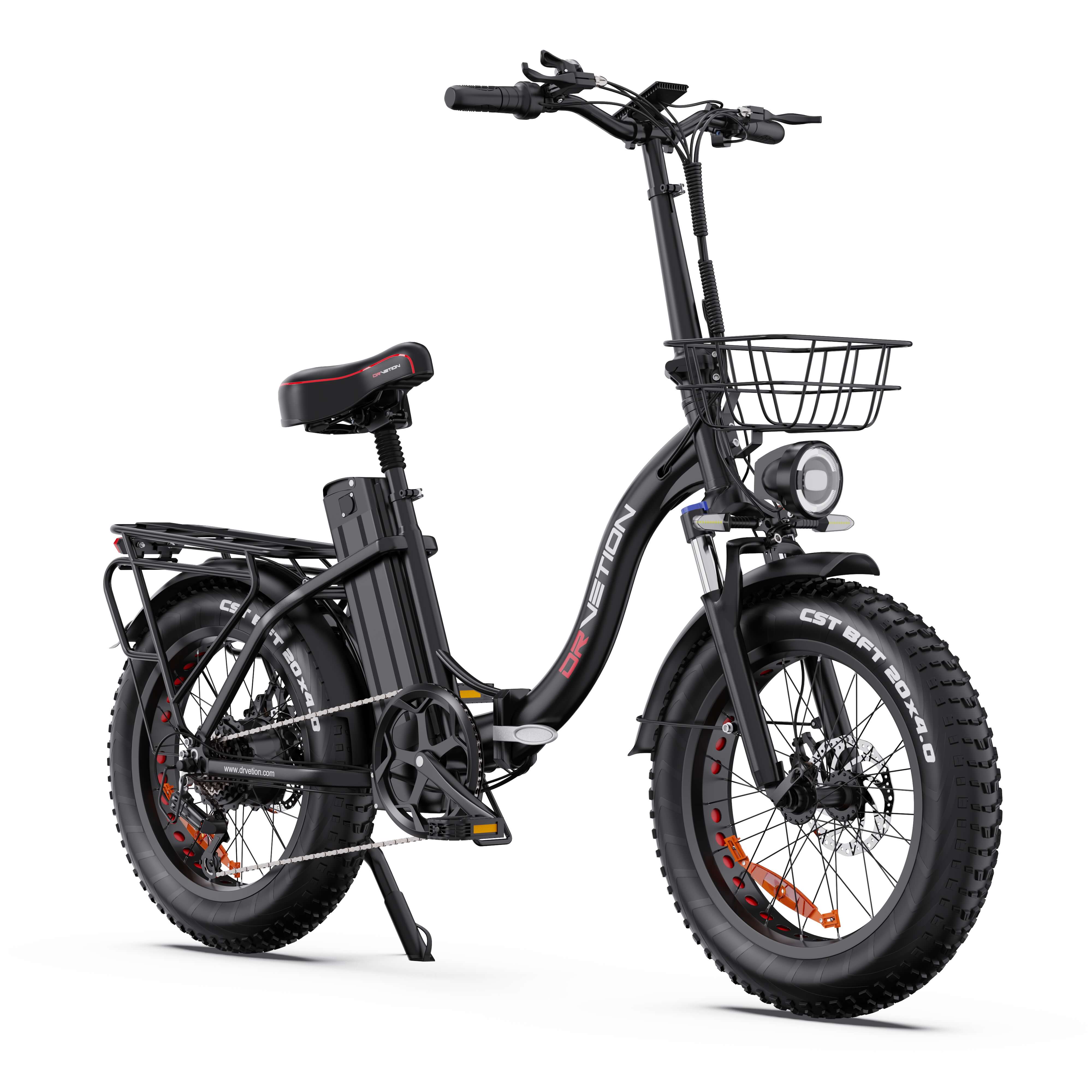 drvetion-ct20-v-lo-lectrique-pliant-fat-bike-noir-48v-15ah image 6