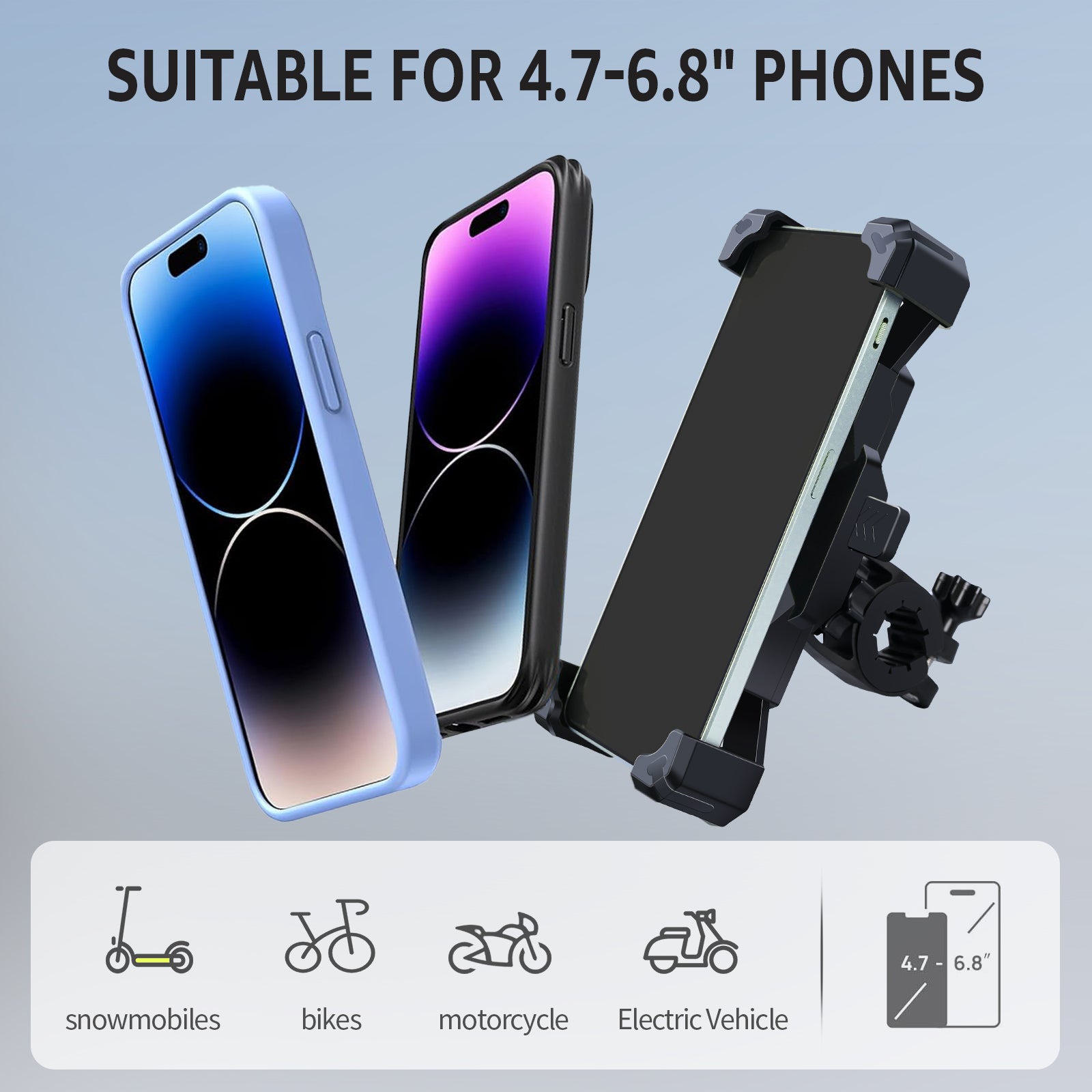 cunfon-universal-support-t-l-phone-guidon-trottinette-noir image 3