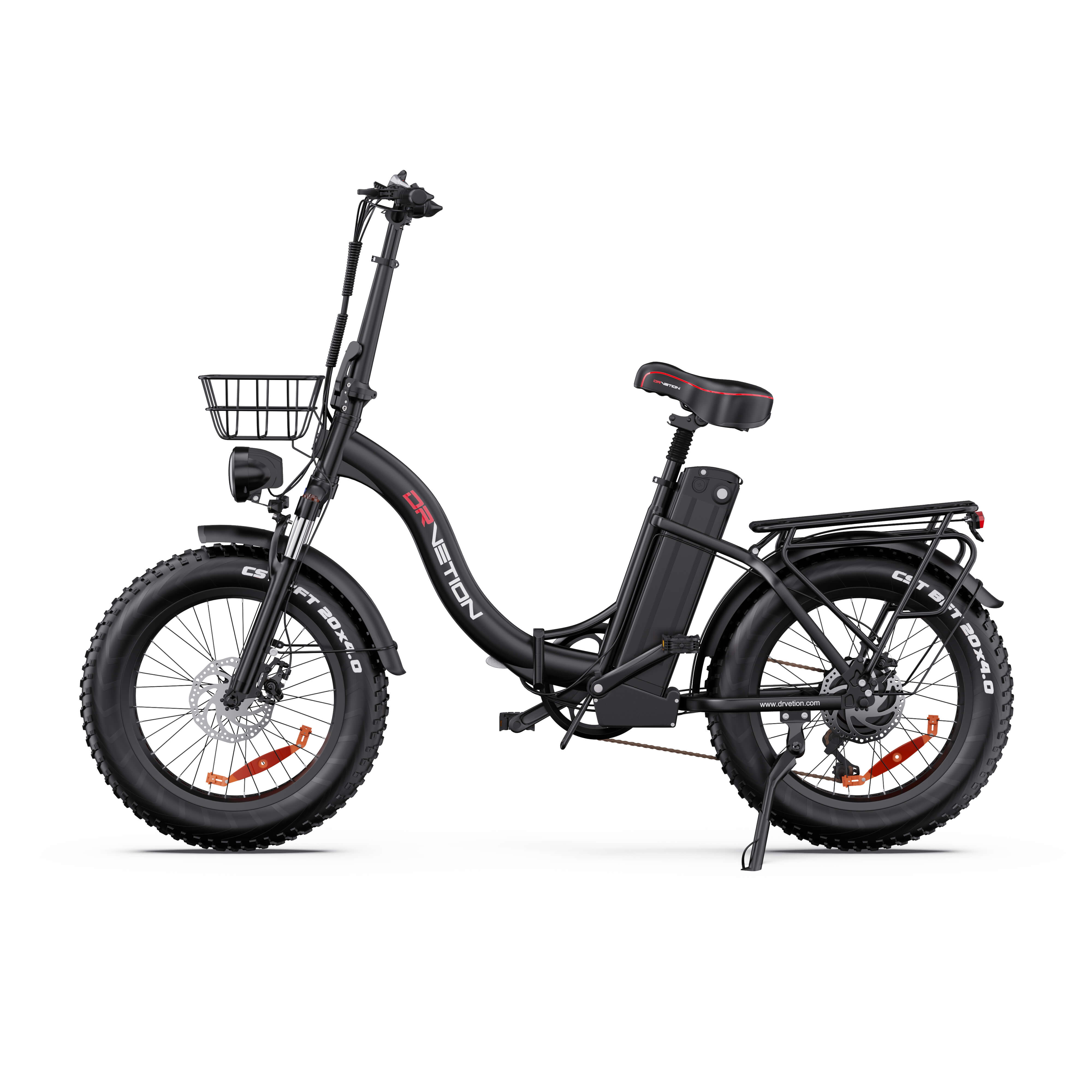 drvetion-ct20-v-lo-lectrique-pliant-fat-bike-noir-48v-15ah image 5