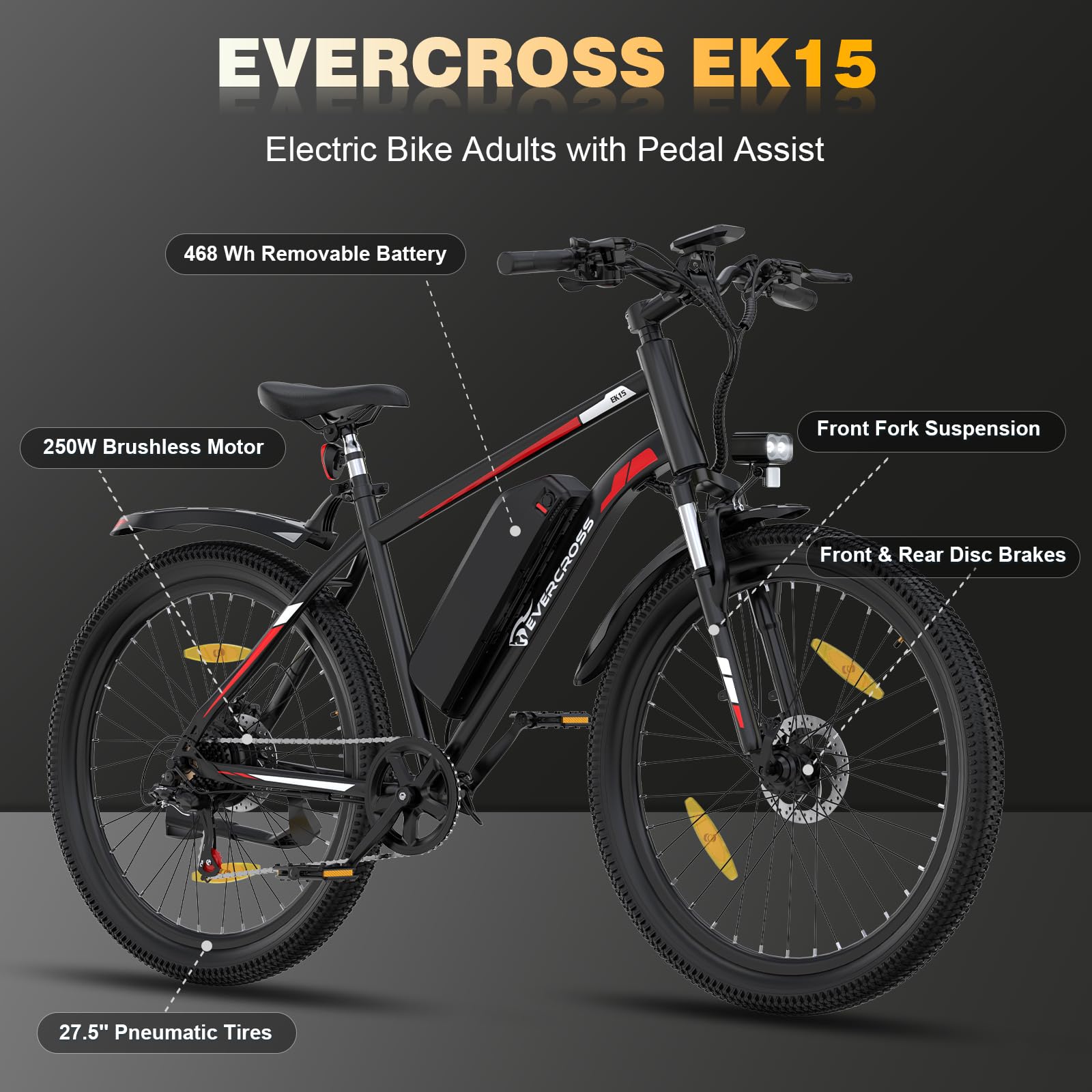 evercross-ek15-v-lo-lectrique-27-5-36v-13ah-7-vitesses-2 image 2