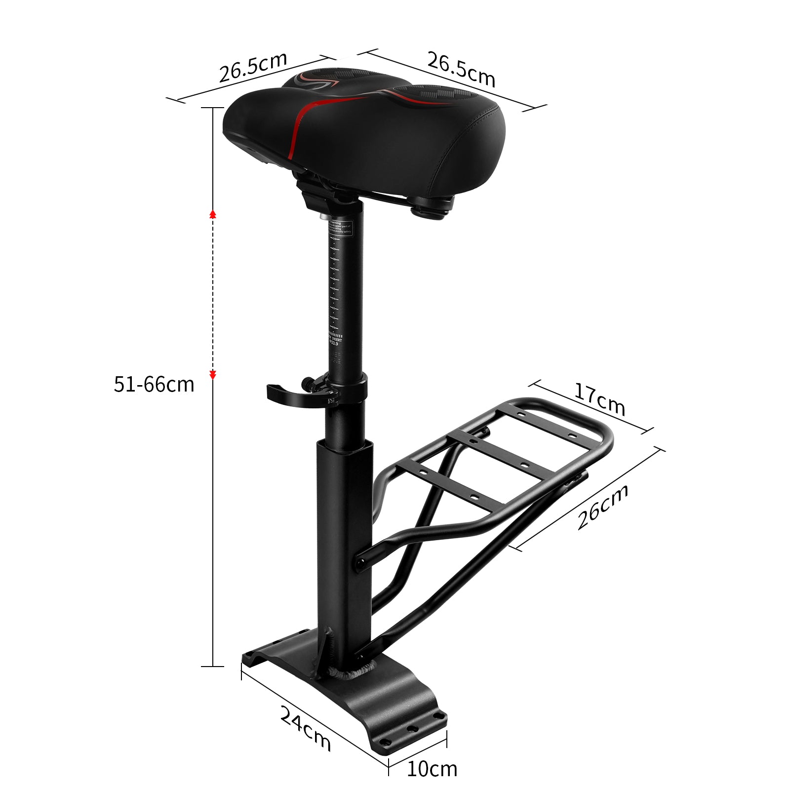 cunfon-rz800-rz1000-selle-amovible-noire-r-glable image 3