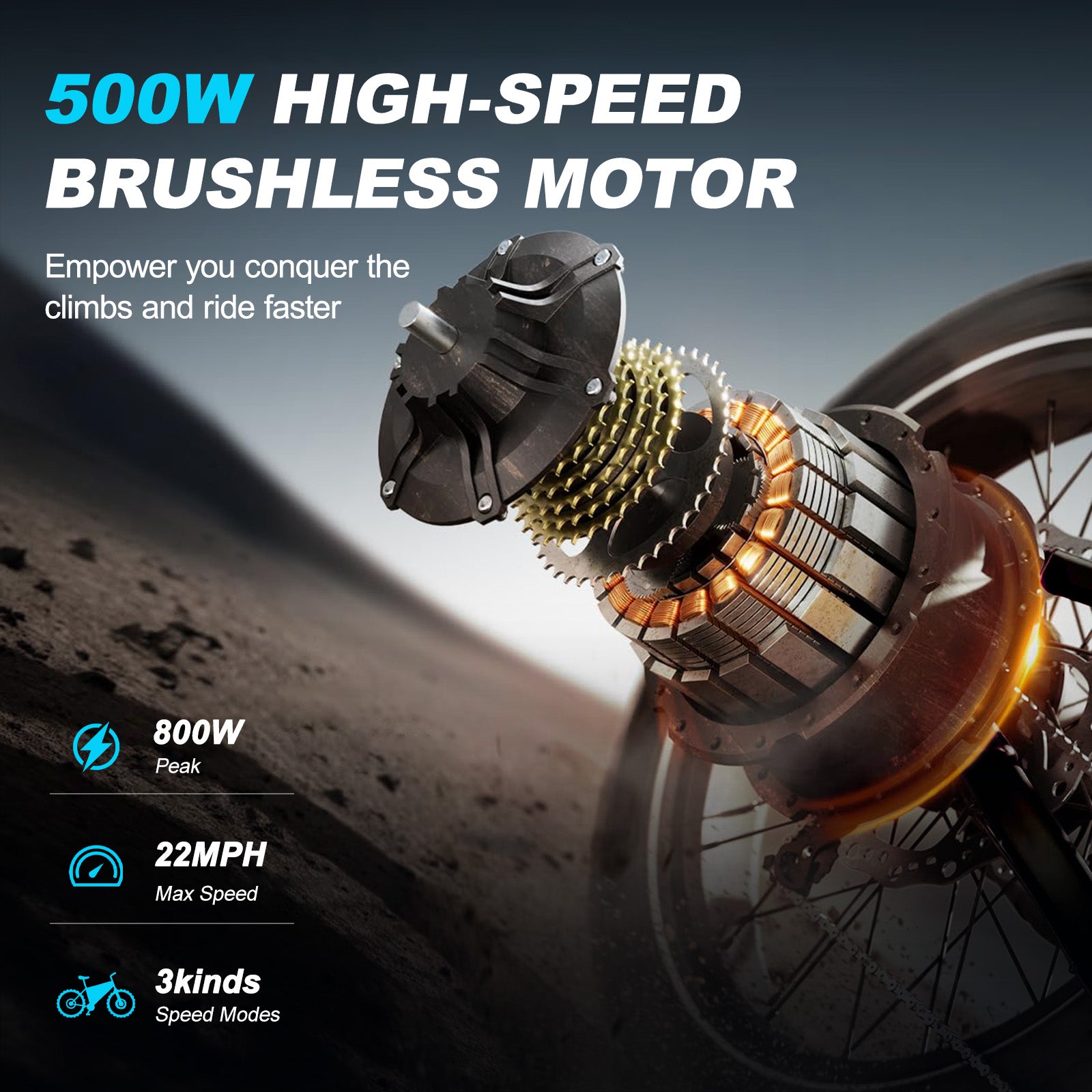 avdleu-a13-16-pouces-v-lo-lectrique-ado-bleu-fat-tire-250w image 3