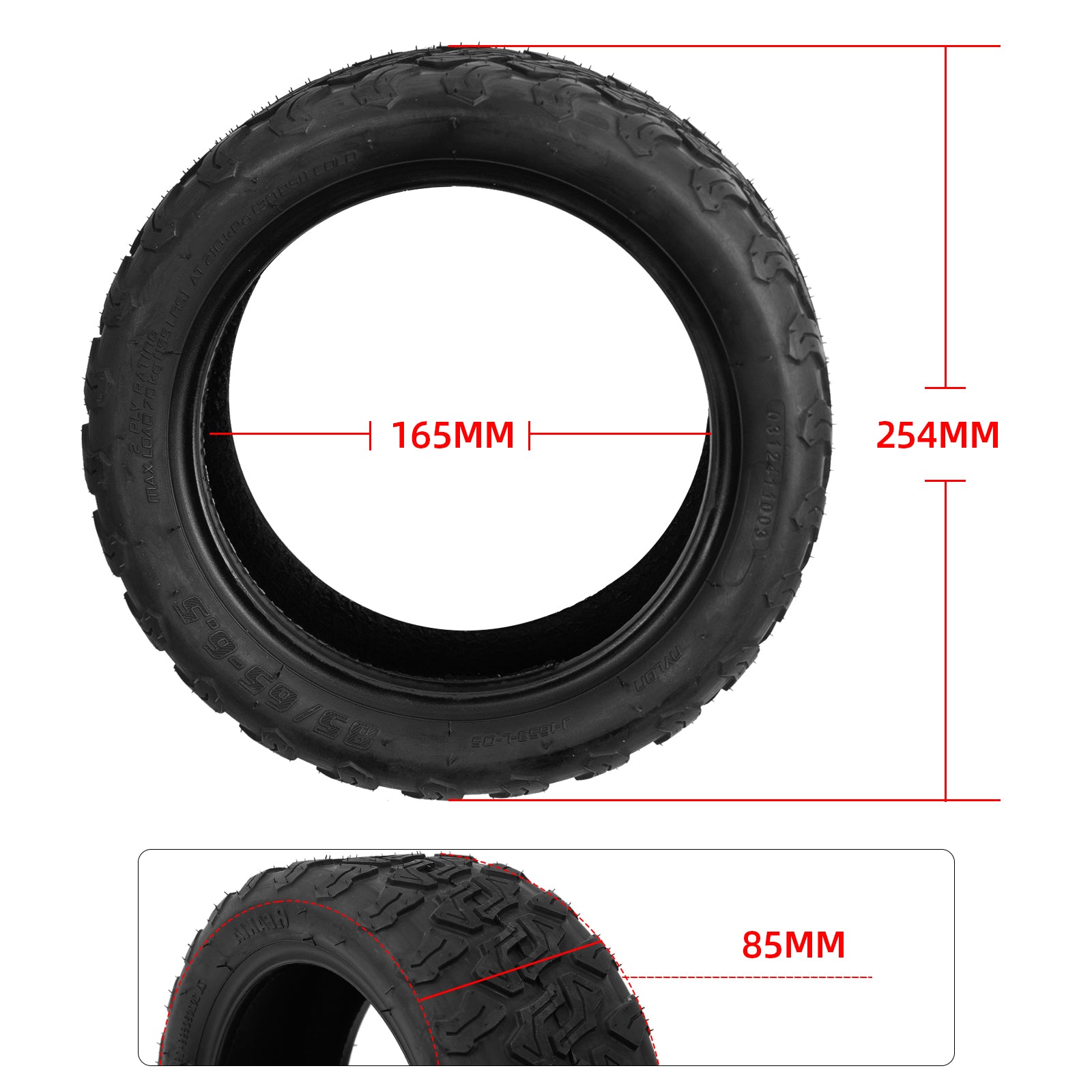cunfon-rz800-pneu-trottinette-10-5-pouces-anti-crevaison image 2