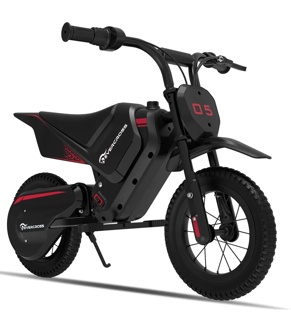 evercross-ev05m-moto-lectrique-enfant-150w-noir-12-pouces image 1