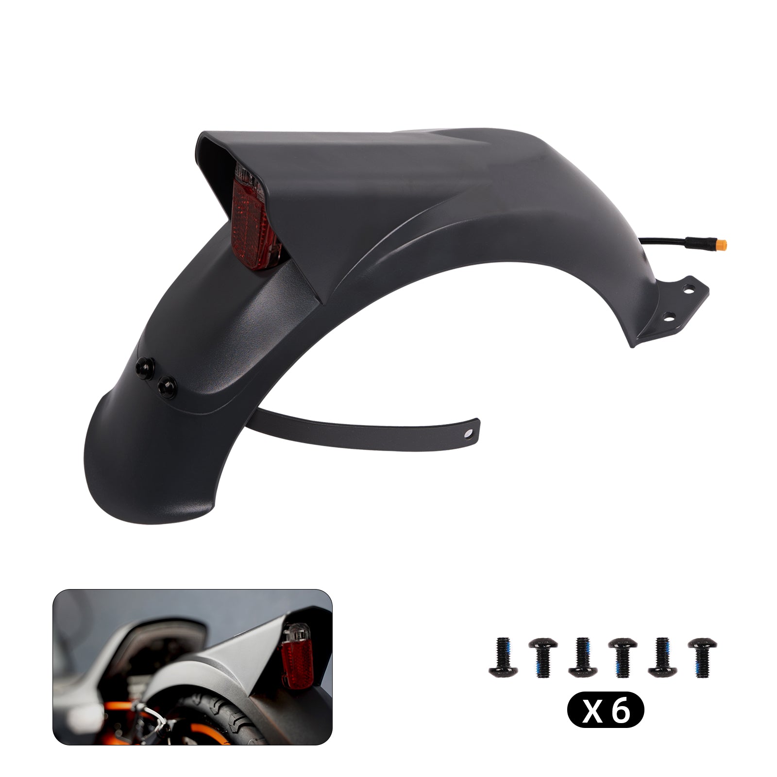 cunfon-rz1000-garde-boue-arri-re-trottinette-avec-feu-led image 1