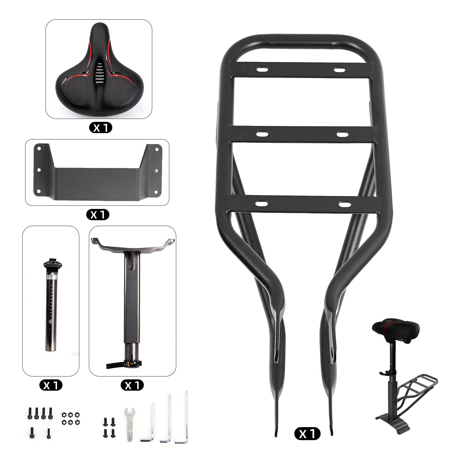 cunfon-rz800-rz1000-selle-amovible-noire-r-glable image 2