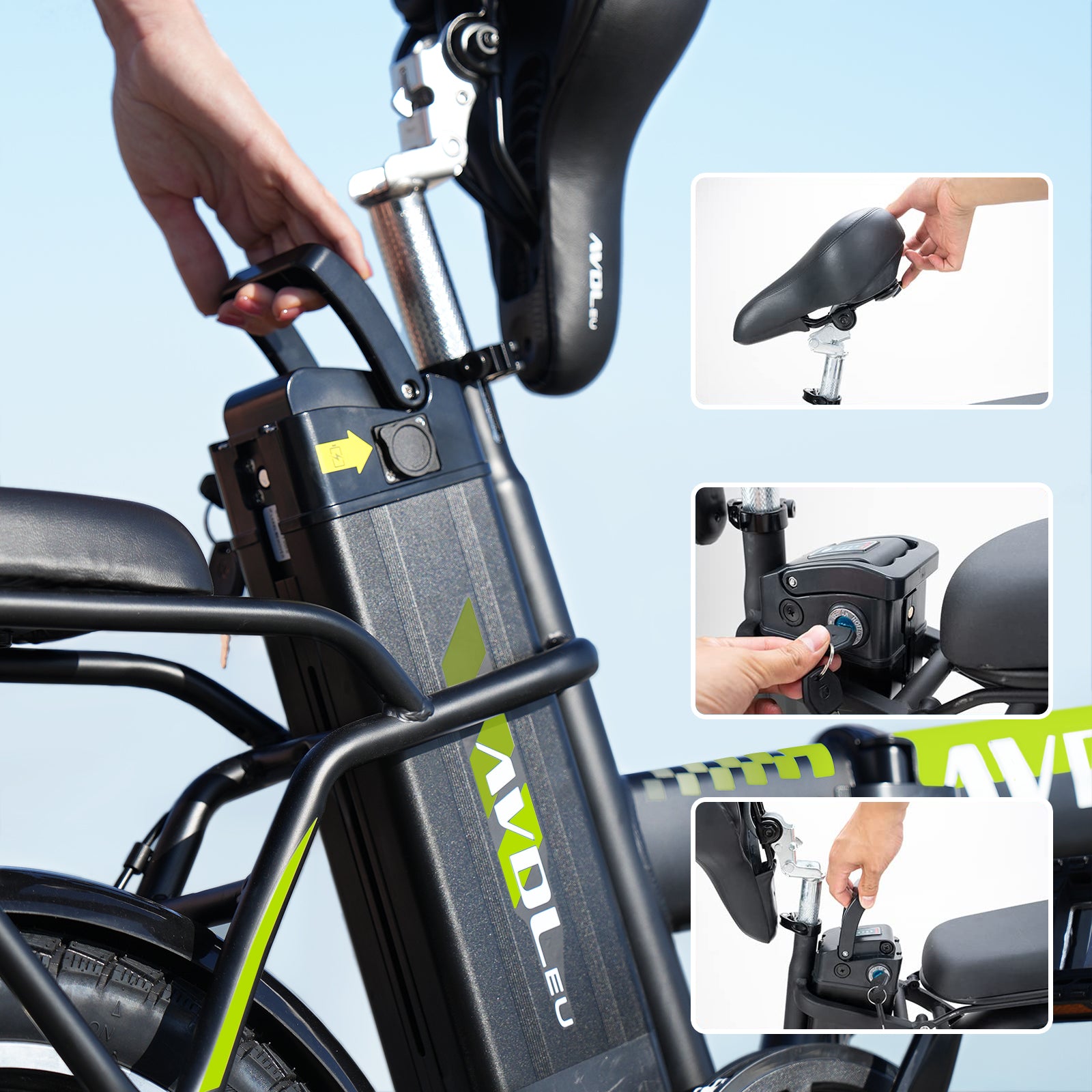 avdleu-a10-v-lo-lectrique-pliable-16-pouces-vert-250w image 7