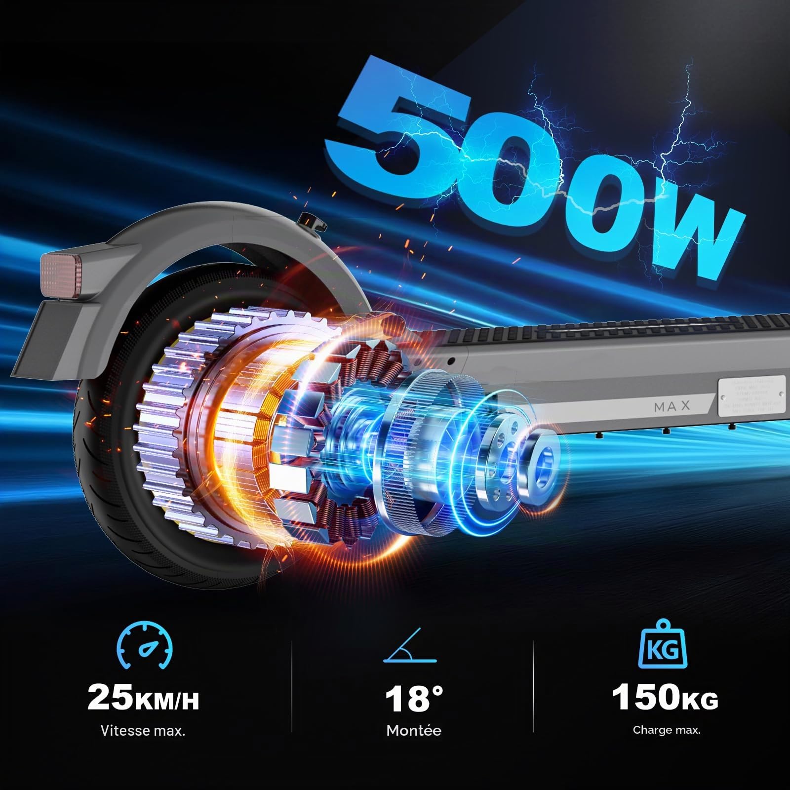 evercross-ev10s-max-trottinette-lectrique-500w-10-pliable image 3